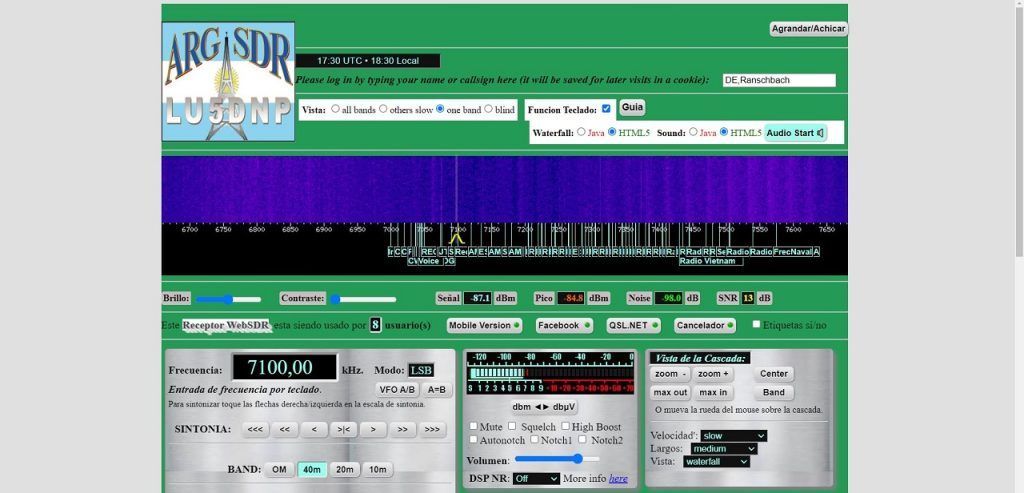 WEB SDR ONLINE