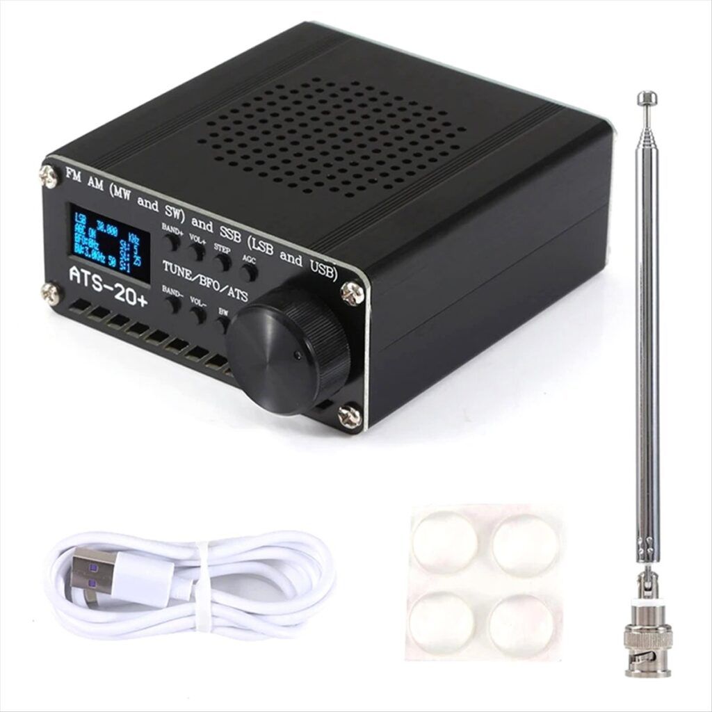Receptor de Radio ATS-20 Plus FM AM (MW y SW) SSB (LSB y USB)