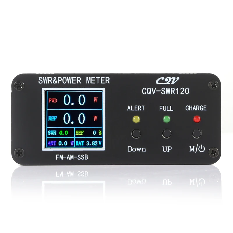 Medidor de ROE y potencia, 120W, función de alarma, pantalla HD a todo Color, FM-AM-SSB