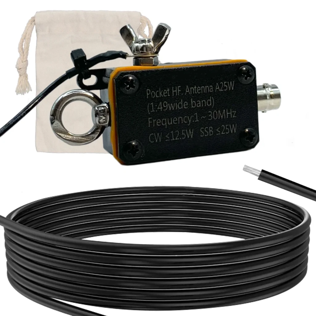 Antena EFHW 1-30MHz, antena de onda corta,