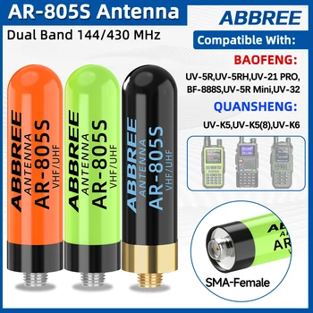 ABBREE AR-805S – Antena flexible VHF/UHF
