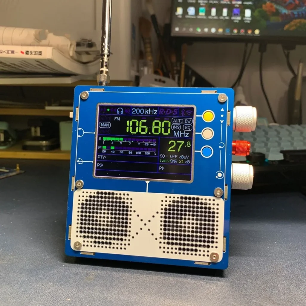 Radio de banda completa TEF6686 PLUS, FM/MW/ HF/LW con batería de 5,0 MAH, antena de altavoz