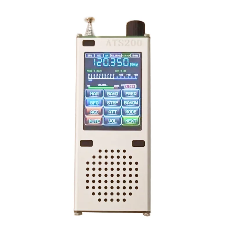 Receptor de Radio FM SI4732 + ESP32 + Bluetooth + pantalla táctil de 2,4 pulgadas SSB FM, AM, LSB, USB MW SW AIR