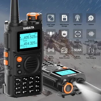 XHDATA – Transceptor portátil con VHF/UHF